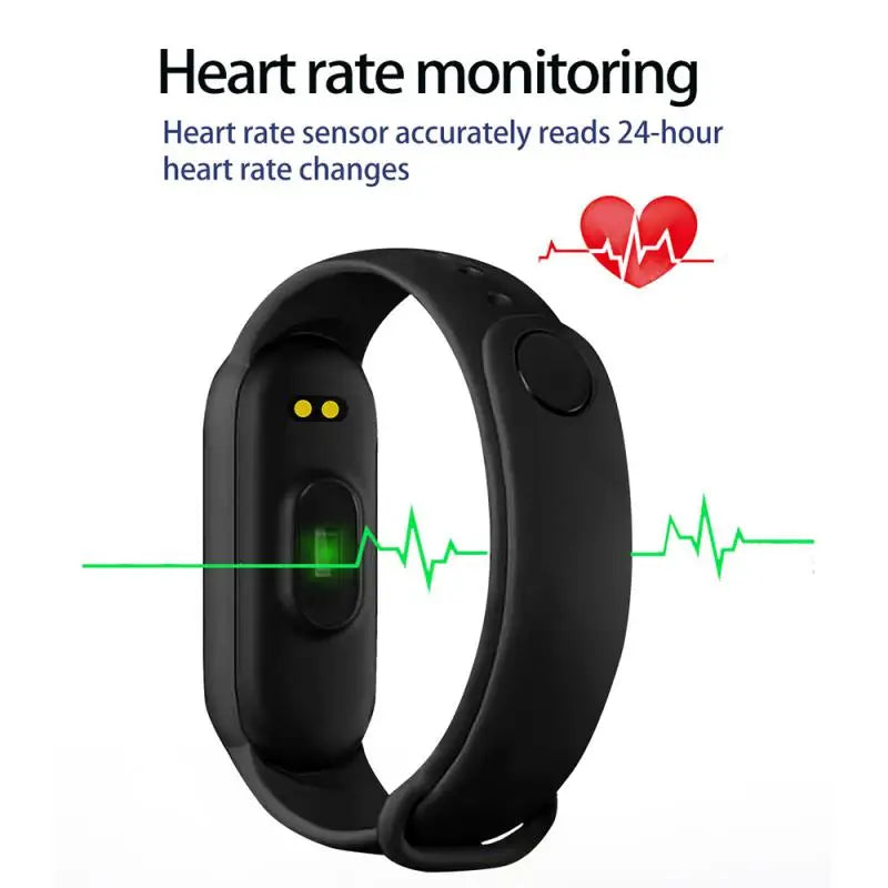 M6 Smart Watch Men Women Fitness Sports Smart Band Bracelet IP67 Bluetooth Music Heart Rate Take Pictures Smartwatch for Xiaomi